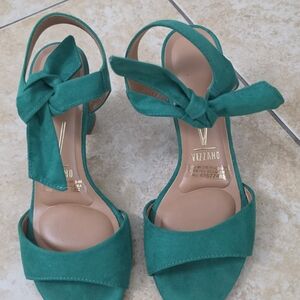 Vizzano Block Heels Green US7